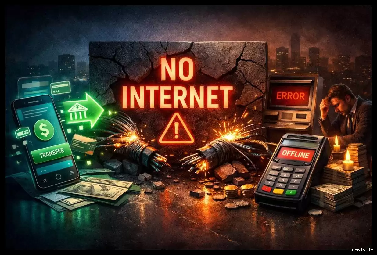کاهش ۳۶۰ میلیون تراکنش به دنبال قطعی اینترنت در دی ماه